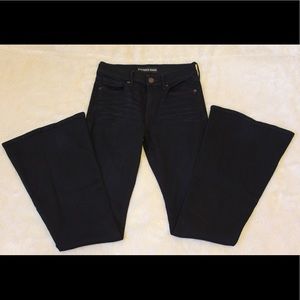 Express Supersoft Mid-Rise Bell Flare Jeans